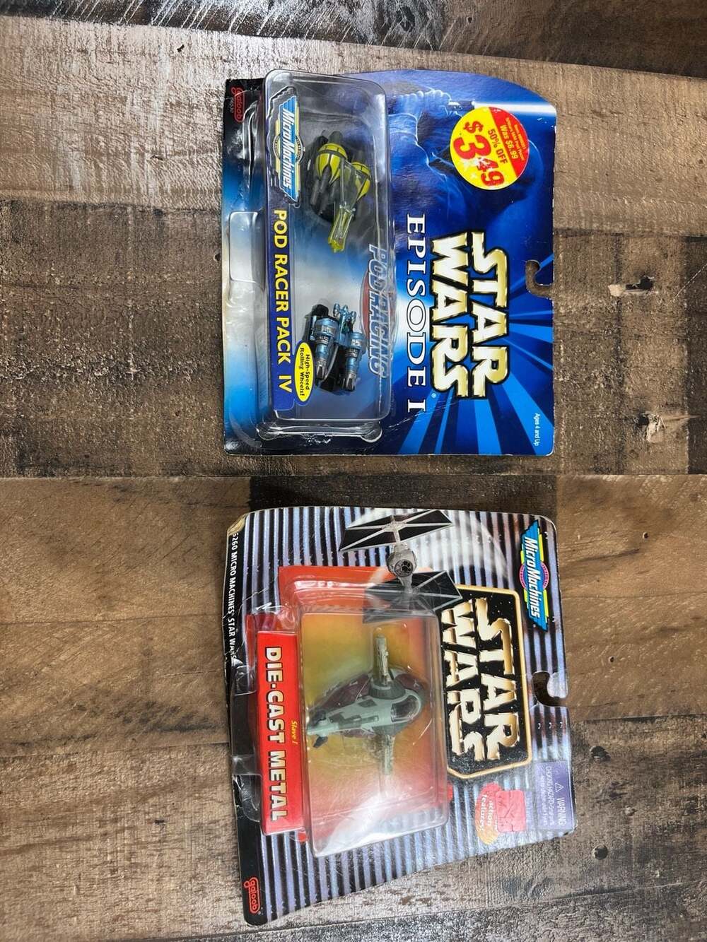 Star Wars Micro Machines Bundle: Episode I Pod Racer Pack IV & Die-Cast Slave I